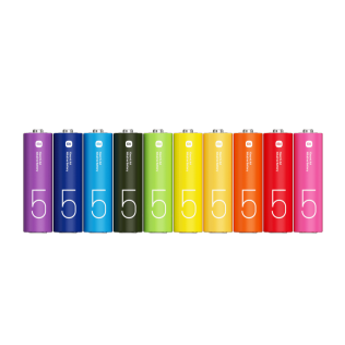 Батарейки щелочные Xiaomi AA Rainbow Batteries (10 Count) LR6 (BHR5393GL)