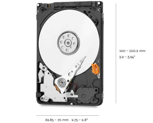 Жесткий диск Western Digital Blue WD20SPZX 2TB 2.5