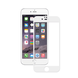 стекло 3D для Apple iPhone 6/6S Plus, 0.3 мм, белое, Deppa