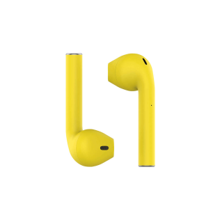 Беспроводные наушники HIPER TWS AIR Soft Bluetooth 5.0 гарнитура Li-Pol 2x50mAh+300mAh, Желтый