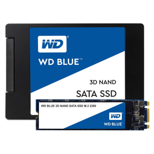 Твердотельный накопитель SSD WD Blue 3D NAND WDS100T2B0A 1ТБ 2,5