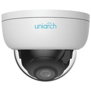UNV IP-камера Uniarch 2МП уличная купольная антивандальная с фиксированным объективом  2.8 мм, ИК подсветка до 30 м., матрица 1/2.8