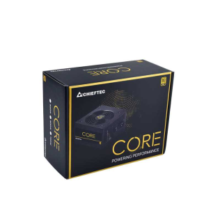 Chieftec CORE 500W, ATX 12V 2.3 PSU,W/12cm Fan,80 plus Gold, BBS-500S Box