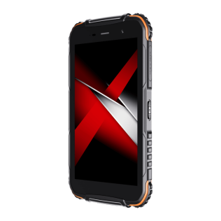 Doogee S35T Fire Orange, 5'' 720x1280, 2.0GHz, 4 Core, 3GB RAM, 64GB, up to 256GB flash, 13 МП+2 МП+2 МП/5Mpix, 2 Sim, 2G, 3G, LTE, BT v5.0, Wi-Fi, GPS, Micro-USB, 4350 мА·ч, Android 11, 260 г, 153,44 ммx82,9 ммx15,7 мм