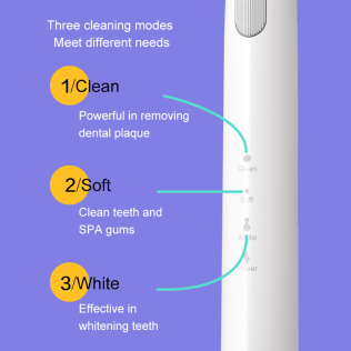 Звуковая электрическая зубная щетка DR.BEI Sonic Electric Toothbrush GY1 белая