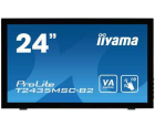 Монитор LCD 23.6'' [16:9] 1920х1080(FHD) VA, GLARE, TOUCH, 60 Гц, 250cd/m2, H178°/V178°, 3000:1, 12М:1, 16.7M, 6ms, DVI, HDMI, DP, USB-Hub, Tilt, Speakers, Webcam, 3Y, Black