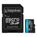 Карта памяти Kingston 256GB microSDXC Canvas Go Plus 170R A2 U3 V30 Card + ADP