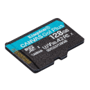 Карта памяти Kingston 128GB microSDXC Canvas Go Plus 170R A2 U3 V30 Single Pack w/o ADP