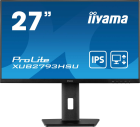 IIYAMA Монитор LCD 27" ETE IPS-panel, 1920x1080, 300 cd/m, 15cm Height Adj. Stand, Speakers, HDMI, DisplayPort, 4ms, USB-HUB 2x3.0