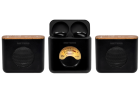 Комплект (наушники беспроводные LINX  и колонки LINX-BT-SPK  ) Meters LINX Stereo Speaker System,черные