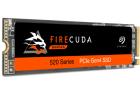 Твердотельный накопитель Seagate ZP2000GM3A002 FireCuda 520 SSD 2TB, M.2, PCIe G4x4, NVMe1.3, 3D TLC