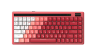 Клавиатура механическая беспроводная Dareu A84 Pro Flame Red (красный), 84 клавиши, switch BlueSky V3 (linear), подсветка RGB, подключение проводное+Bluetooth+2.4GHz, аккумулятор 2000mAh