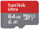 Карта Памяти SanDisk 64GB Ultra® microSDXC 120MB/s A1 Class 10 UHS-I