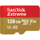 Карта памяти SanDisk Extreme microSDXC 128GB + SD Adapter + Rescue Pro Deluxe 160MB/s A2 C10 V30 UHS-I U4