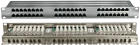 Hyperline PPHD-19-48-8P8C-C5e-110D Патч-панель высокой плотности 19", 1U, 48 портов RJ-45, категория 5e, Dual IDC