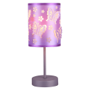 HIPER Настольная лампа детская Бабочки фиолетовая 1хE27х60Вт H060-0